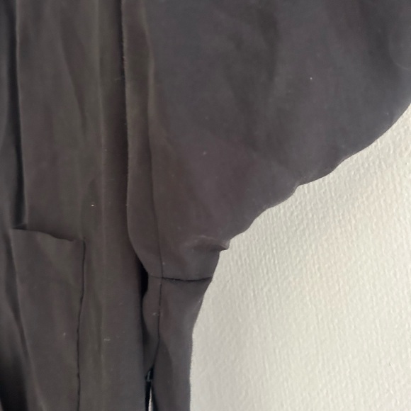 NWT ZARA Faux Wrap Long Sleeve Collared Mini Shirt Dress Scandi Minimalist Sz XS - Picture 8 of 16